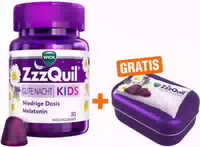 Wick Zzzquil Kids 30 Weichgummis Gratis Wick Zzzquil Reise Dose 1 Stück