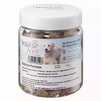 Wild & Fein Hühnerherzensnack Für Hunde, Gefriergetrocknet