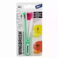 Wingbrush Starter Set Interdentalbürste Aufsätze in Größe Xs, S und m l