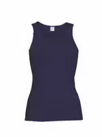 Wobera Angora Leichtes Damenunterhemd ohne Arm und 20% Angora