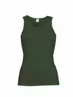 Wobera Angora Leichtes Damenunterhemd ohne Arm und 20% Angora