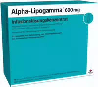 Alpha Lipogamma 600mg Infusionslösungskonzentrat 5x24 ml Infusionslösungskonzentrat