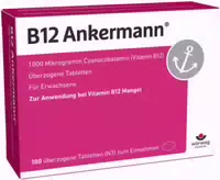 B12 Ankermann bei Vitamin B12 Mangel, 1 000 Μg Vitamin B12