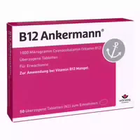B12 Ankermann bei Vitamin B12 Mangel, 1 000 Μg Vitamin B12