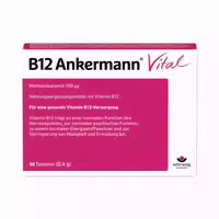 B12 Ankermann Vital Vegane Vitamin B12 Tabletten zur Nahrungsergänzung