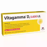 Vitagamma D3 5 600 I E Vitamin D3 20 st Tabletten
