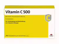 Vitamin C 500 100 St Filmtabletten