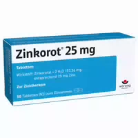 Zinkorot 25 mg 50 st Tabletten