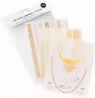 Wonderstripes Metallic Fashion Tattoos Classic Set