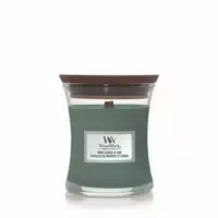 Woodwick Kerzen in Sanduhrform Mini Hourglass Mint Leaves & Oak