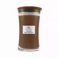 Woodwick Evergreen Cashmere Vonná Sví Ka S D Ev Ným Knotem