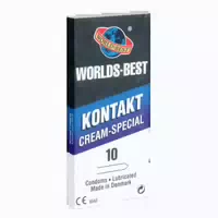 «kontakt Cream Special» Gefühlsechte Kondome aus Dänemark 10 Kondome 10 st