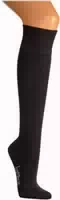 Bambus Viskose Kniestrümpfe Schwarz, Gr 39 42, Extra Soft