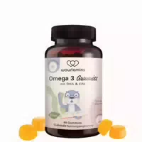 Wowtamins Omega 3 Gummies für Kinder mit Zucker