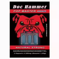 Doc Hammer Pop Master Smart Natural Strong Kapseln 3 st
