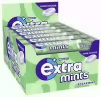 Wrigleys Extra Mints Spearmint Lutschbonbons ohne Zucker