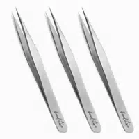 Beaditive 3er Pack Hochpräzise Pinzetten 4,7 Zoll für Nähen 1 st