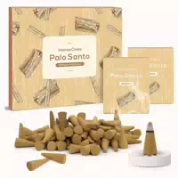Räucherkegel Palo Santo Handgetaucht Palo Santo Pack Of 10 C 1 st