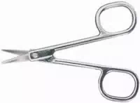 Hautschere 8,6 cm Gebogen
