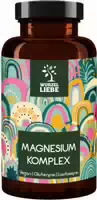 Wurzelliebe Magnesium Komplex 180 Kapseln 400mg Elementares Magnesium Tagesdosis