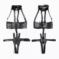 L Fetish Leather Queen Body Harness 1 St