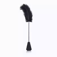 Ostrich Feather Tickler Lace Paddle 1 St