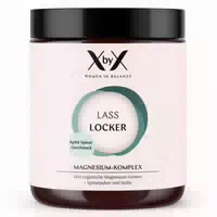 Xbyx Lass Locker Apfel Spinat – Magnesium Pulver Komplex Hochdosiert – 3fach Magnesium für Frauen