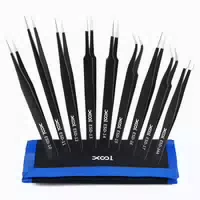 Xool 9 Tlg Pinzetten Set Präzisions Pinzette Antistatisch E 1 st