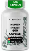 Xtra Fuel Shilajit Kapseln Hochdosiertes Himalaya Shilajit mit 82% Fulvin & Huminsäure