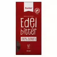 Vegane Edelbitter Schokolade mit Xylit 80g