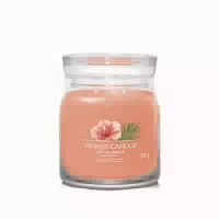 Aromatic Candle Signature Glass Medium Tropica L Breeze 368 G 0,368 Kg