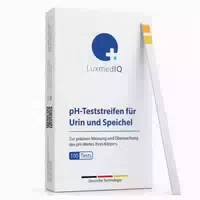 Luxmediq Urin & Speichel Ph Teststreifen zur Säure Basen Balance