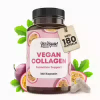 Vegan Collagen 180 Kapseln Mit Aminosäuren, Vitamin A C E, Biotin, Silicium, Zink Und Mangan