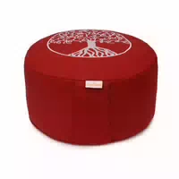 Yogabox Meditationskissen Glückssitz Keltische Knoten Bordeaux Bordeaux 33 X 33 X 15,0 cm