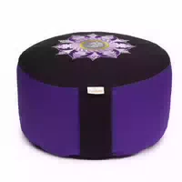 Yogabox Meditationskissen Lotus Stick Lila Schwarz Violett Schwarz Lotus 33 X 33 X 15,0 cm