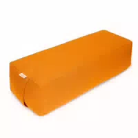 Yogabox Yoga und Pilates Rechteckbolster Basic Orange 60 X 20 X 14,0 cm