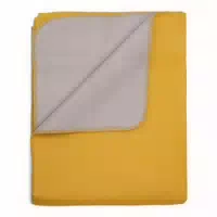 Yogabox Yogadecke Meditationsdecke Zweifarbig 200 X 150 X 1,0 cm Honeygold Grau Melange