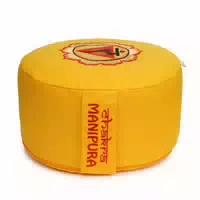 Yogabox Yogakissen Chakra Gelb Symbol: Solar Plexus Chakra Manipura 33 X 33 X 15,0 cm