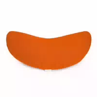 Yogabox Yogakissen Halbmond Basic Orange 40 X 17 X 12,0 cm