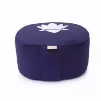 Yogabox Yogakissen Oval Lotus Stick Basic Dunkelblau 28 X 23 X 13,0 cm