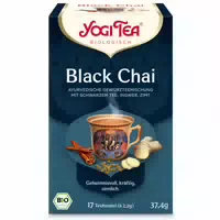 Yogi Tea, Black Chai, Bio Gewürz und Kräutertee 17x2,2 g
