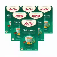 Yogi Tea Glücks Tee Bio Kräutertee | 6 X 34 G 6x17 St