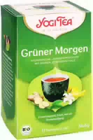 Yogi Tea Grüner Morgen Bio Filterbeutel 17x1 8 g Filterbeutel