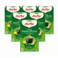 Yogi Tea Grüntee Ingwer Zitrone Bio Grüntee | 6 X 30,6g 6x17 St