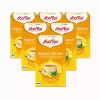 Yogi Tea Ingwer Zitrone Bio Gewürztee | 6 X 30,6g 6x17 St