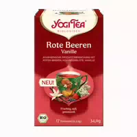 Yogi Tea Rote Beeren Vanille Bio Früchtetee 17x2,0 G