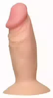 Dildo „black & White“, 11,5 Cm