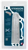 Penishülle Mit Noppen Und Adern, Transparent