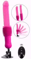 Stoßvibrator „rc Warming Fucking Machine“ mit Abnehmbarem Saugfuß