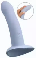 Vibrator „heart Guy Blue“ mit Herzförmigem Saugfuß